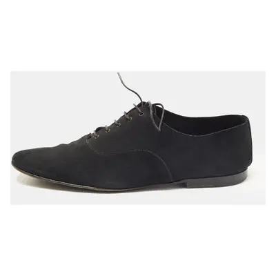 Dior Black Suede Lace Up Oxfords Size