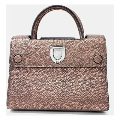 Dior Brown Leather Diorever Handbag