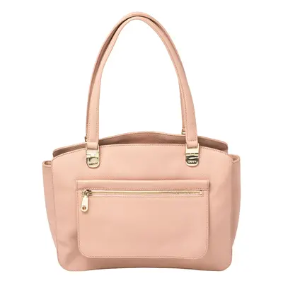 DKNY Pink Grained Leather Tote