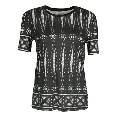 Tory Burch Monochrome Printed Pima Cotton T-Shirt