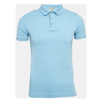 Burberry Brit Blue Cotton Half Sleeve Polo T-Shirt