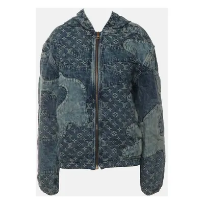 Louis Vuitton Monogram Patchwork Denim Hoodie