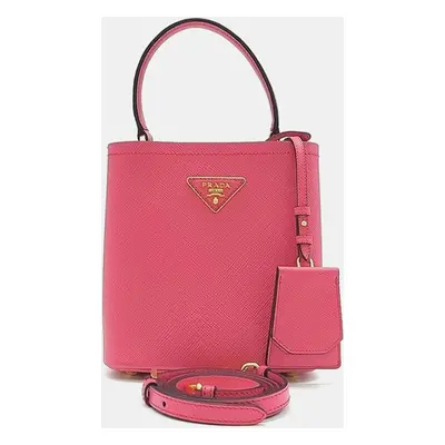 Prada Saffiano Pannier Tote and Shoulder Bag