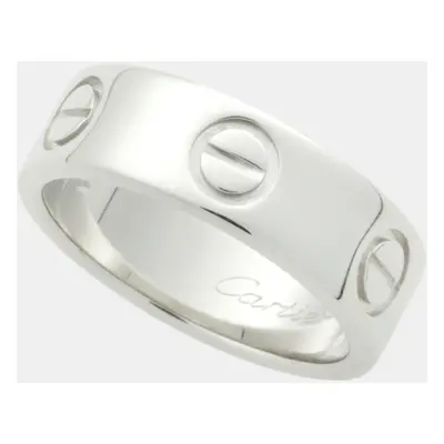 Cartier 18K White Gold Love Ring EU