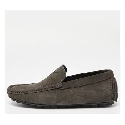 Giuseppe Zanotti Grey Suede Loafers Size