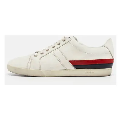 Dior White Leather Low Top Sneakers Size