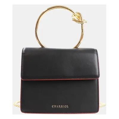 Charriol Black Leather ZENITUDE Handbag