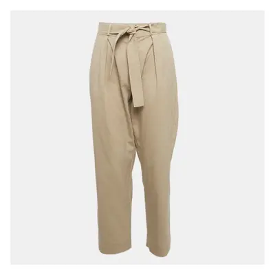 Polo Ralph Lauren Khaki Beige Lyocell Belted Trousers