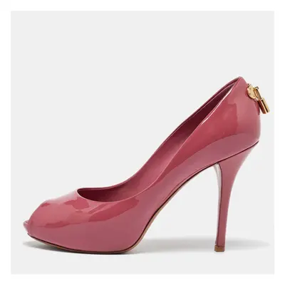 Louis Vuitton Pink Patent Leather Oh Really! Pumps Size