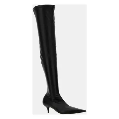 Balenciaga Black Nappa Leather Avenue Boots Boots EU