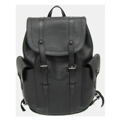 Louis Vuitton Black Epi Leather PM Christopher Backpack