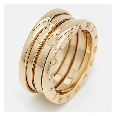 Bvlgari B.Zero1 3-Band 18k Yellow Gold Ring Size