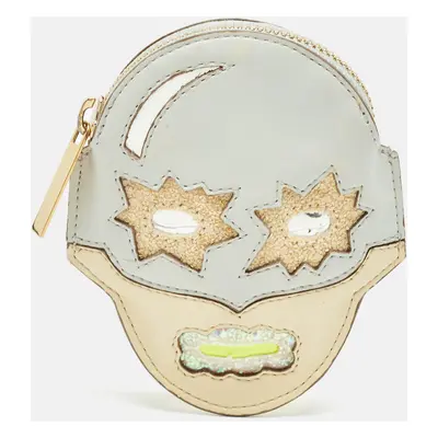 Stella McCartney Multicolor Faux Leather Superhero Coin Purse