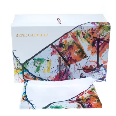 Mahaweb Abstract Design Limited Edition Shoe Box & Dust Bag for Rene Caovilla