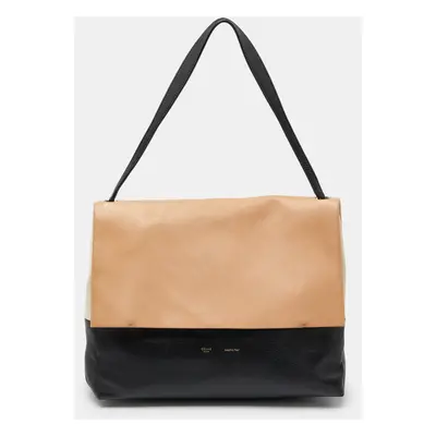 Celine Tri Color Leather All Soft Top Handle Bag