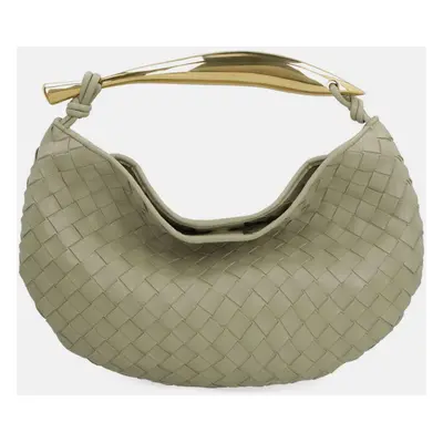 Bottega Veneta Beige Intreciato Leather Sardine Bag