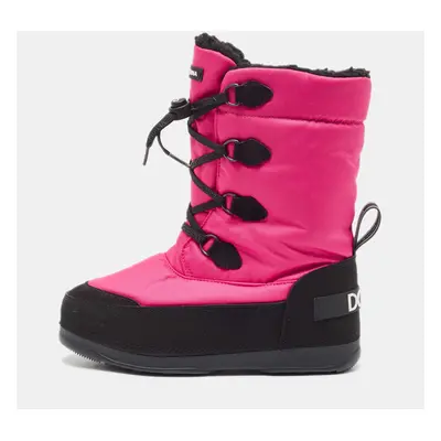 Dolce & Gabbana Pink Nylon Snow Boots Size 35/36