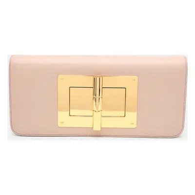 Tom Ford Beige Leather Natalia Shoulder Bag