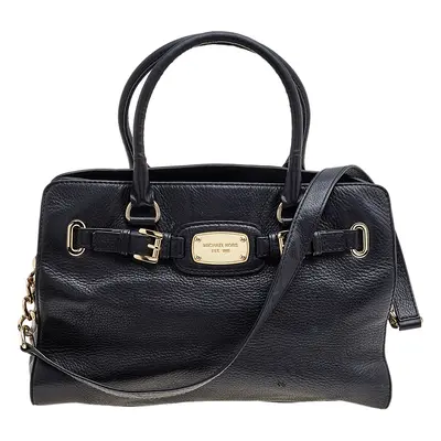 MICHAEL Michael Kors Black Leather Shoulder Bag