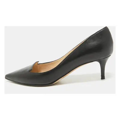 Jimmy Choo Black Leather Ari Pumps Size