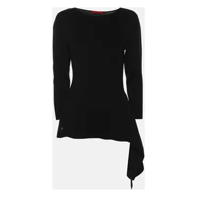 CH Carolina Herrera Black Knit Fabric Top