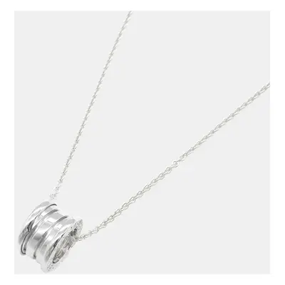 Bvlgari B-zero1 Necklace 18k White Gold White Gold Silver Metal