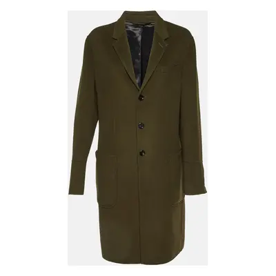 Joseph Olive Green Double Wool Bentley Coat