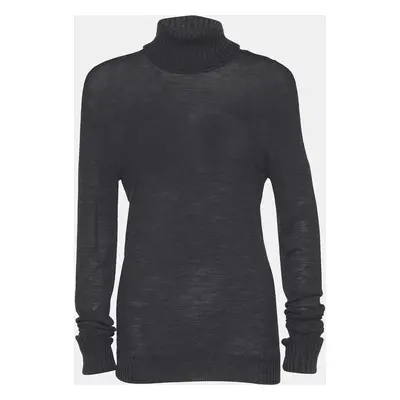 Kenzo Grey Long Sleeve Turtle Neck Top