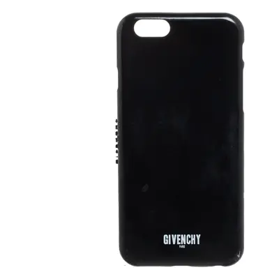 Givenchy Black Plastic Logo Print iPhone Case