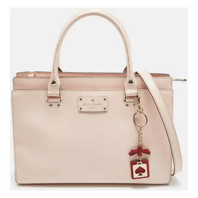 Kate Spade Light Pink Leather Wellesley Durham Tote