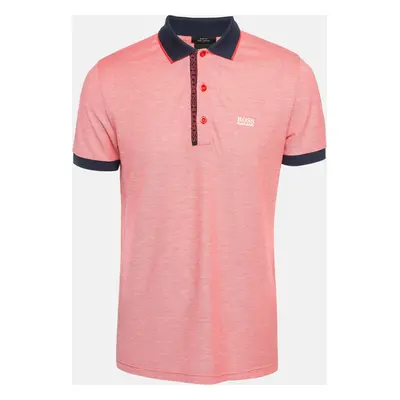 Hugo Boss Pink Pima Cotton Polo T-Shirt