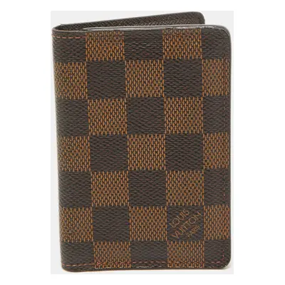 Louis Vuitton Damier Ebene Canvas Pocket Organizer