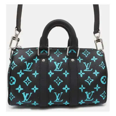 Louis Vuitton Keepall Noir/Blue Monogram Playground Size