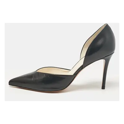 Celine Black Leather D'orsay Pumps Size