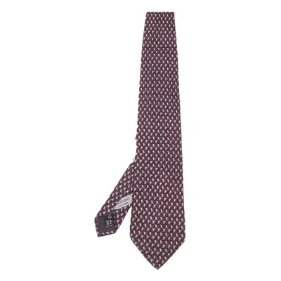 Valentino Cravatte Multicolor Printed Silk Tie