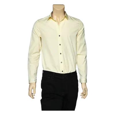 Burberry Brit Yellow Cotton Button Front Shirt