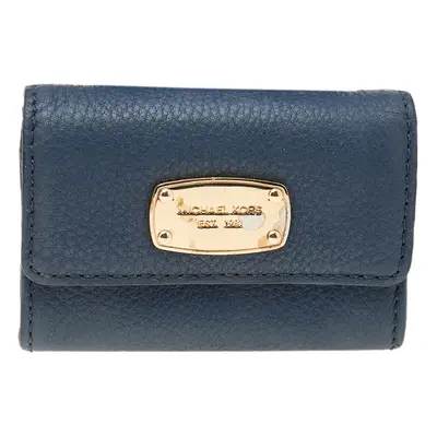 Michael Kors Blue Leather Wallet