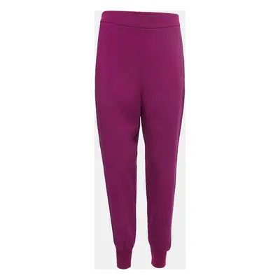 Stella McCartney Purple Crepe Jogger Pants