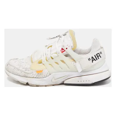 Nike x Off White White Fabric Air Presto Low Trainers Sneakers Size 42.5