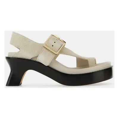 Loewe Ivory Suede Sandali Sandals EU