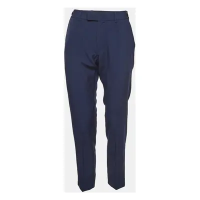 Dolce & Gabbana Blue Wool Regular Pants