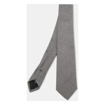 Boss By Hugo Boss Grey Textured Jacquard Silk Tie