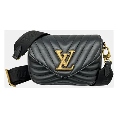 Louis Vuitton Multi Pochette Leather Black Shoulder Bag