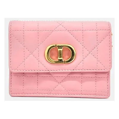 Christian Dior Pink Quilted Leather Miss Caro Shoulder Bag