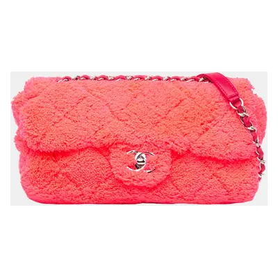 Chanel Medium Quilted Terry Cloth Coco Beach Flap