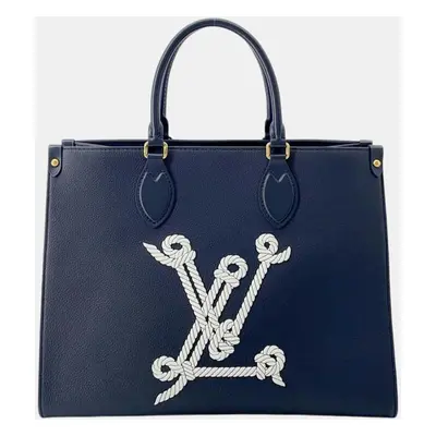 Louis Vuitton Calf Leather Nautical On-The-Go Mm Tote Bag