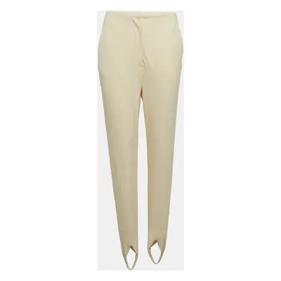 Nanushka Cream Jersey Darby Stirrup Leggings