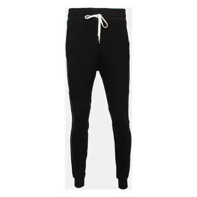 John Elliott Black Cotton Escobar Slim Fit Joggers