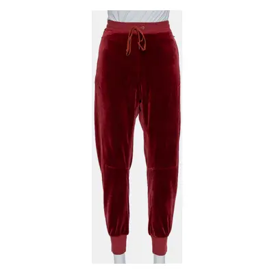 Chloe Burgundy Velvet Trouser