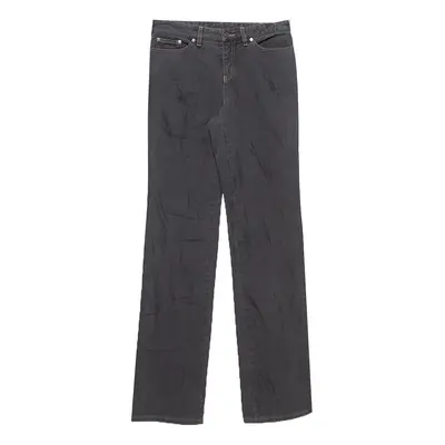 Alexander McQueen Vintage Dark Grey Sanded Denim Straight Leg Jeans